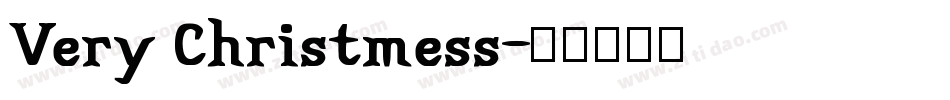 Very Christmess字体转换